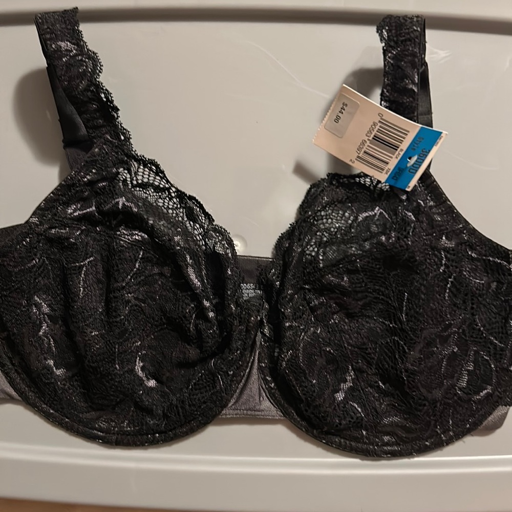 Bali black lace bra size 36DDD